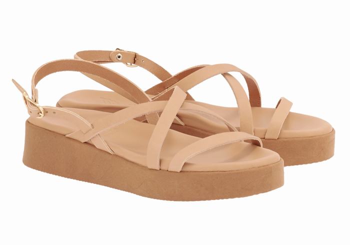 Sandale Plateforme Ancient Greek Sandals Silia Leather   | UFC-0248698